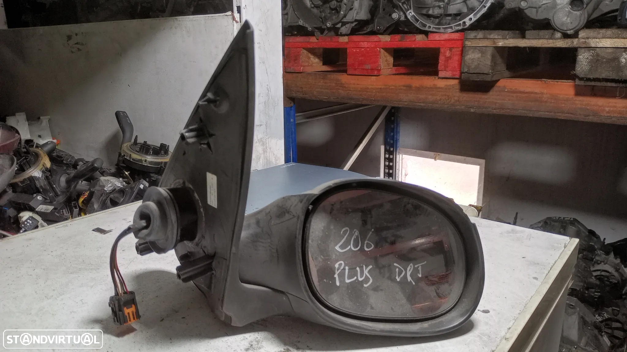 Retrovisor Peugeot 206 Elétrico Direito - 2