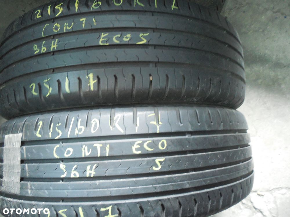 OPONY 215/60r17 Continental Conti Eco Contact 5  DOT 2517 7.3MM - 1