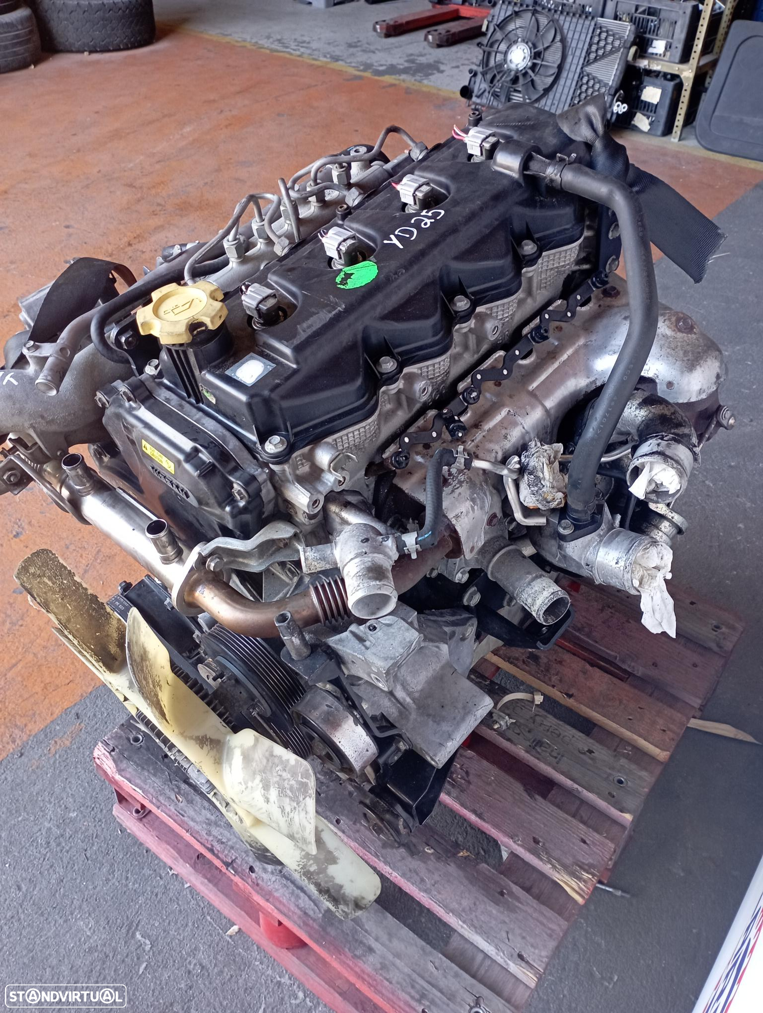 Motor Nissan Cabstar / Navara / Pathfinder 2.5 Dci Ref. YD25 para Peças - 3