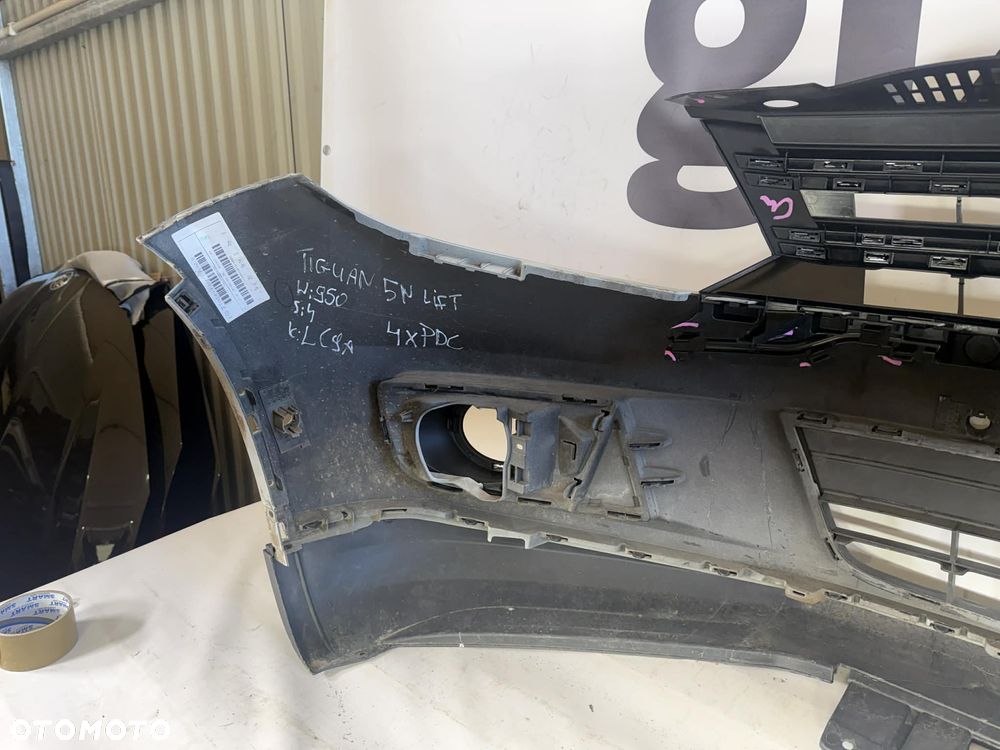 Vw Tiguan 5N Lift Zderzak Przód Przedni 4xPDC LC9A 11-15 5N0807221K - 13