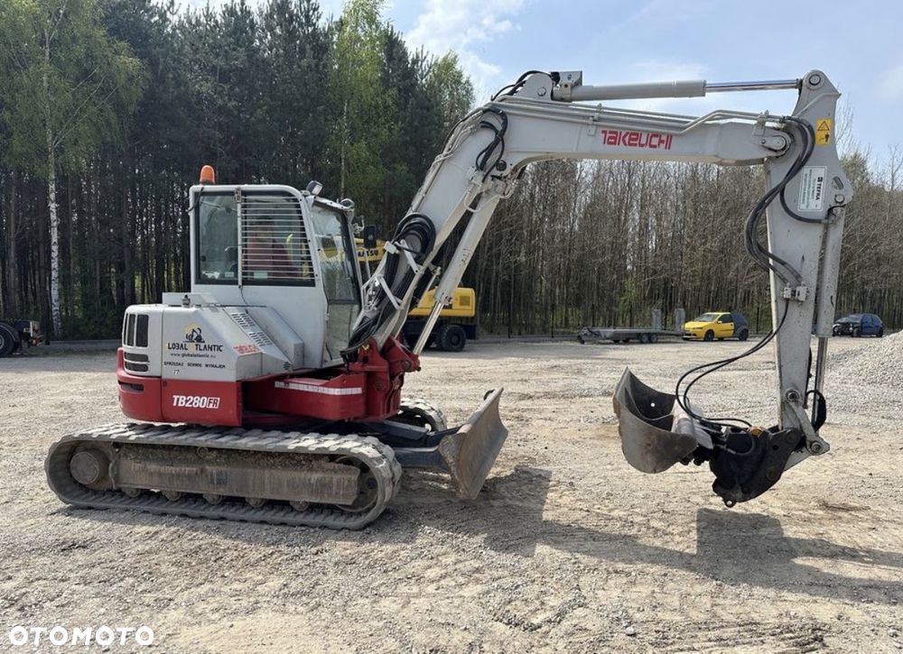 Takeuchi Leasing nawet 103 % Tb280FR 2018 koparka mini 5-6-7_8-9-10 ton TB 280 FR - 3
