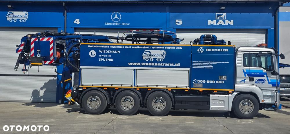 MAN TGS 35.510 WIEDEMAN 12/6m3 kamera SPUTNIK Recykling - 5
