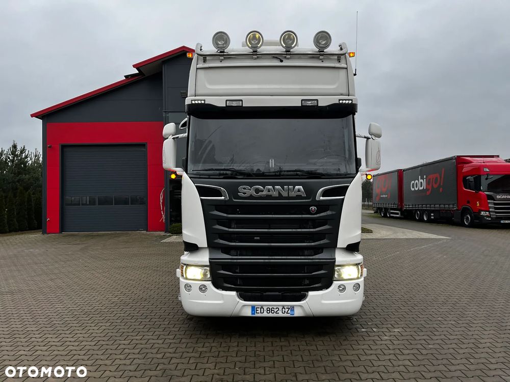 Scania R 580 V8 SPROWADZONA Z FRANCJI SERWISOWANA RETARDER DWA ZBIORNIKI FELGI ALUMINIOWE LODÓWKA - 10