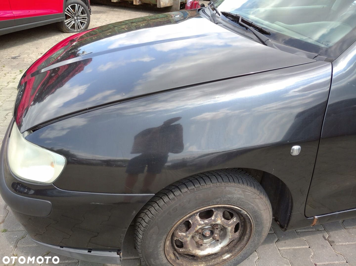 SEAT IBIZA II 2 6K1 FL LIFT 99-02 CORDOBA BŁOTNIK LEWY PRZÓD CZARNY LC9Z - 2