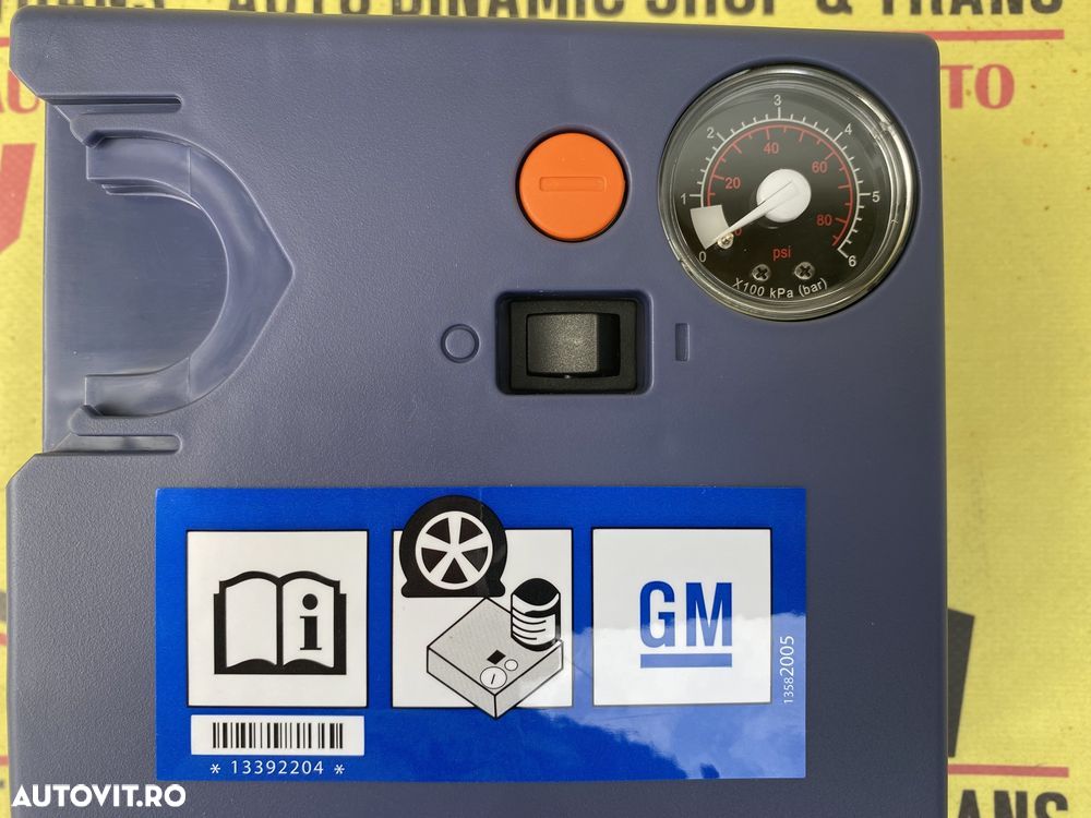 Compresor auto umflat roti original Opel GM 12V 10A - 2