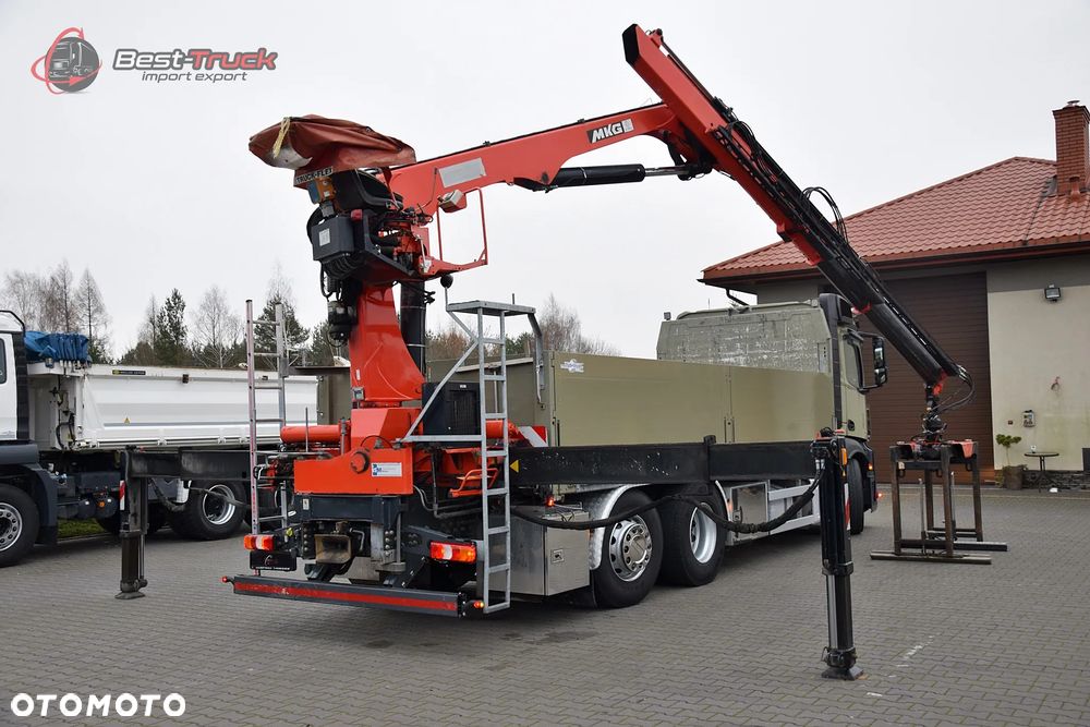 Mercedes-Benz ACTROS 2545 / 6X2 / SKRZYNIOWY 6,5 M / HDS MKG HLK 221 a2V  / STEROWANIE RADIOWE  PILOT / CAŁY NA PODUSZKACH  / OŚ SKRĘTNA / ROTATOR / CHWYTAK / - 31
