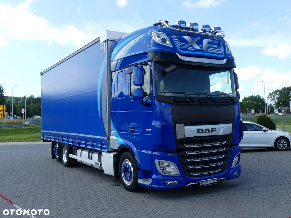 DAF XF 106.530 6x2 / FIRANKA 7.70m / EURO 6 / KLIMATYZACJA POSTOJOWA / - 16