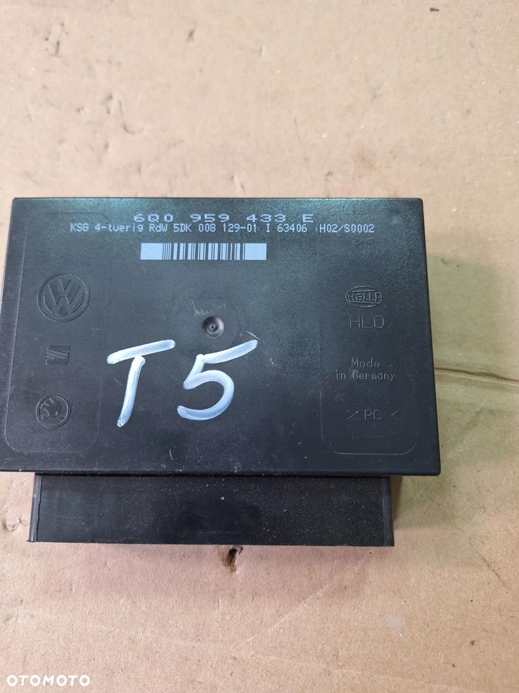 VW T5 moduł komfortu 6Q0959433E   (46/4)  (51/12)    (113/3)