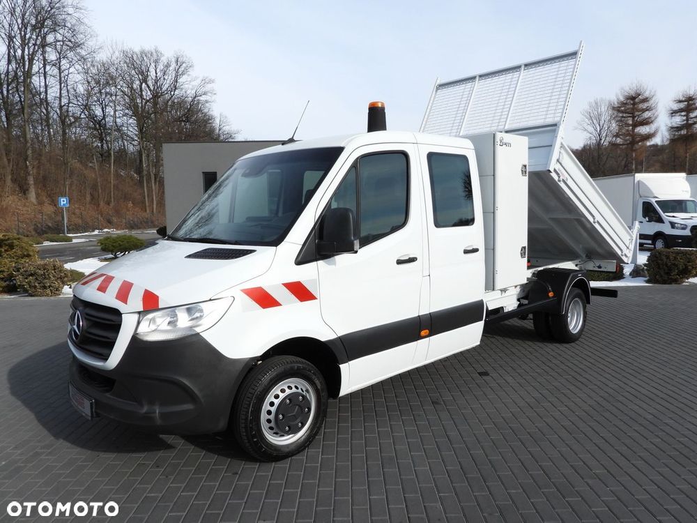 Mercedes-Benz SPRINTER 516 WYWROTKA PODWÓJNA KABINA DOKA 6 MIEJSC TEMPOMAT NAWIGACJA BLIŹNIACZE KOŁA KLIMATYZACJA  160KM - 18