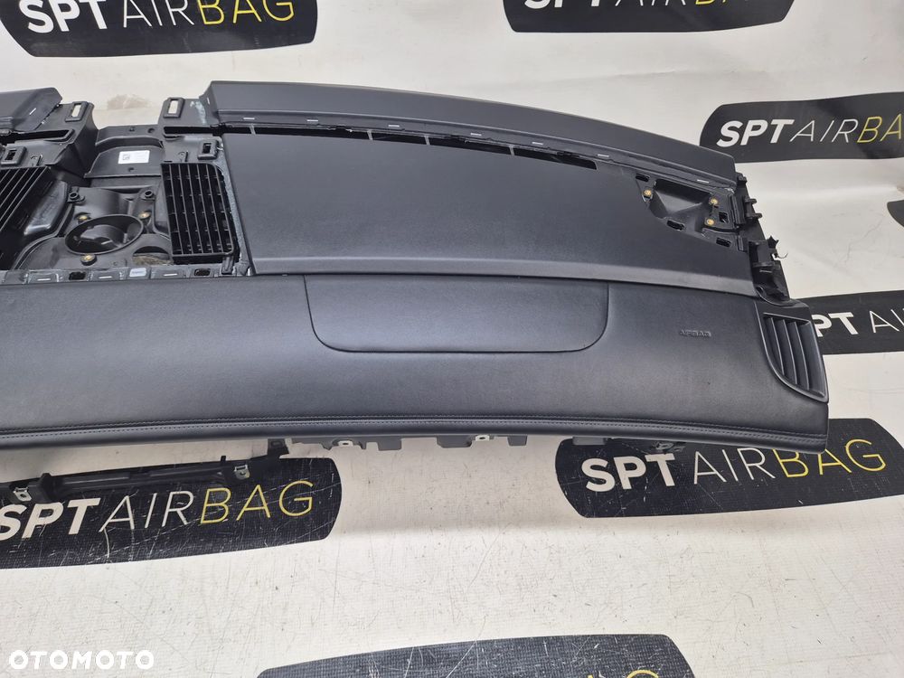 PORSCHE PANAMERA 970 DESKA ROZDZIELCZA GŁADKA KONSOLA KOKPIT PULPIT PODUSZKI AIRBAG AIR BAG PASY KIT SET - 4