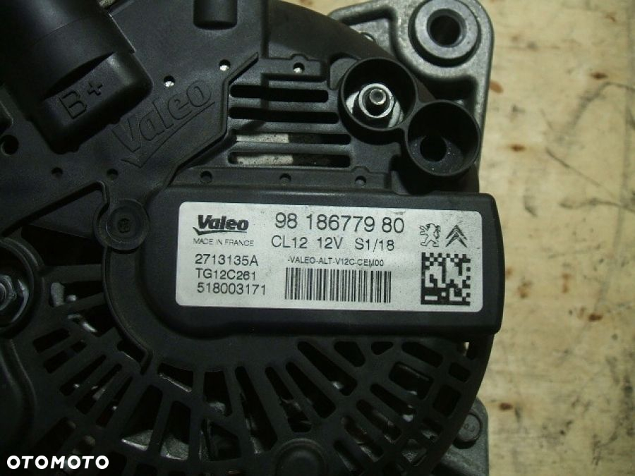 PEUGEOT 208 2008 CITROEN C3 III 1.2THP ALTERNATOR 12V 9818677980 - 2