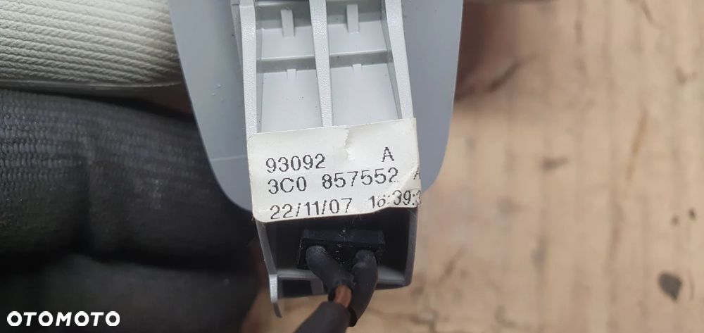 Osłona przeciwsłoneczna prawa pasażera VW Passat B6 3C0857552AB - 6