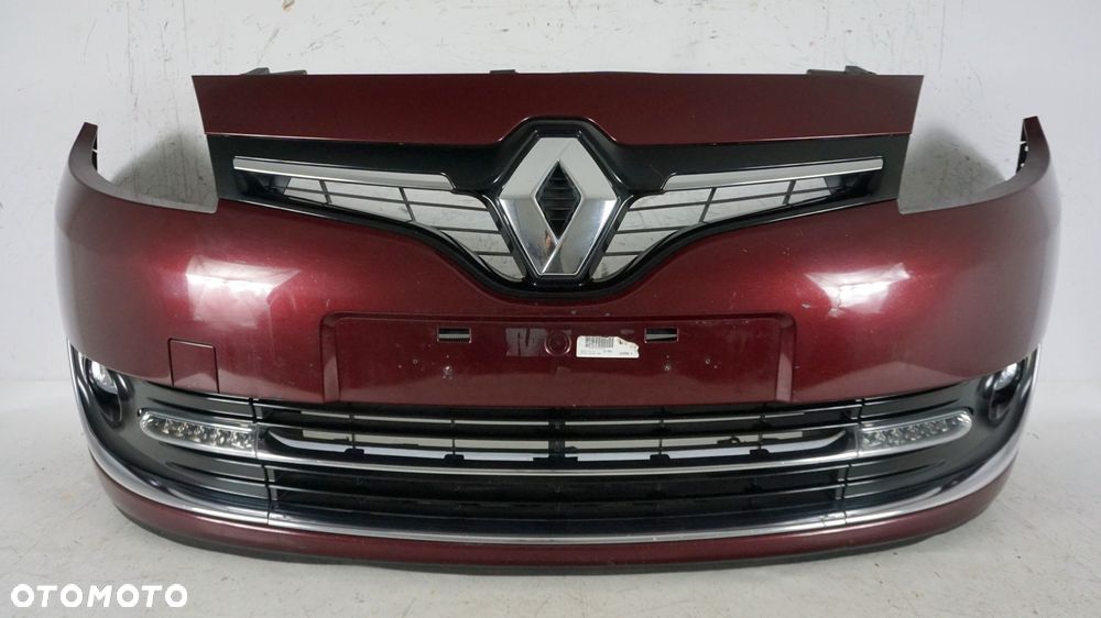 ZDERZAK PRZÓD PRZEDNI RENAULT GRAND SCENIC 3 III LIFT TENNM 13-16 LED DRL