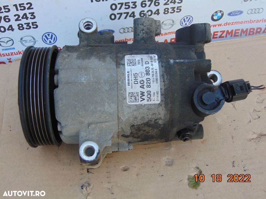 Compresor clima VW polo 6R 1.4tdi 1.2 Seat Ibiza Toledo Skoda fabia 3 - 1