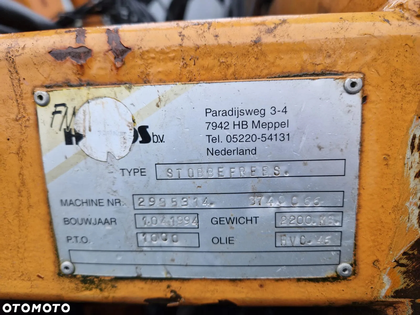 Frezarka do pni Hemos Stobbe Frees - 12