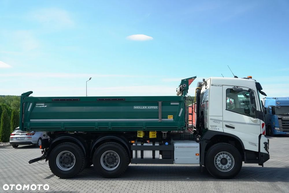 Volvo FMX 420 / 6X4 / WYWROTKA 3 STRONNA / MEILLER / 8 TYS KM / I-SHIFT / EURO 6 / - 15