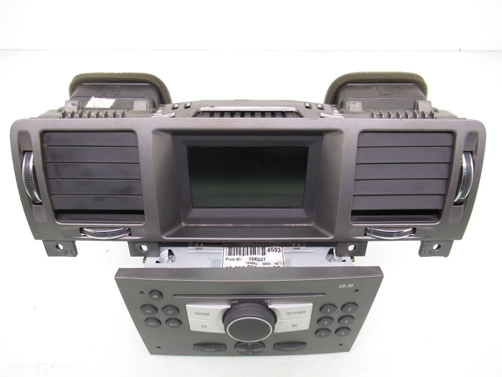 RADIO CD30 WYSWIETLACZ OPEL VECTRA C 453116246 13265760 - 11