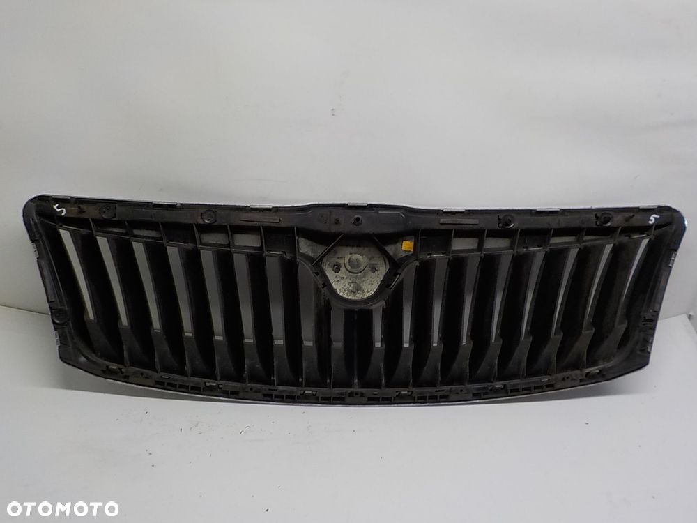 SKODA OCTAVIA II 1Z0 GRILL ATRAPA CHŁODNICY PRZÓD 1Z0853651C - 2