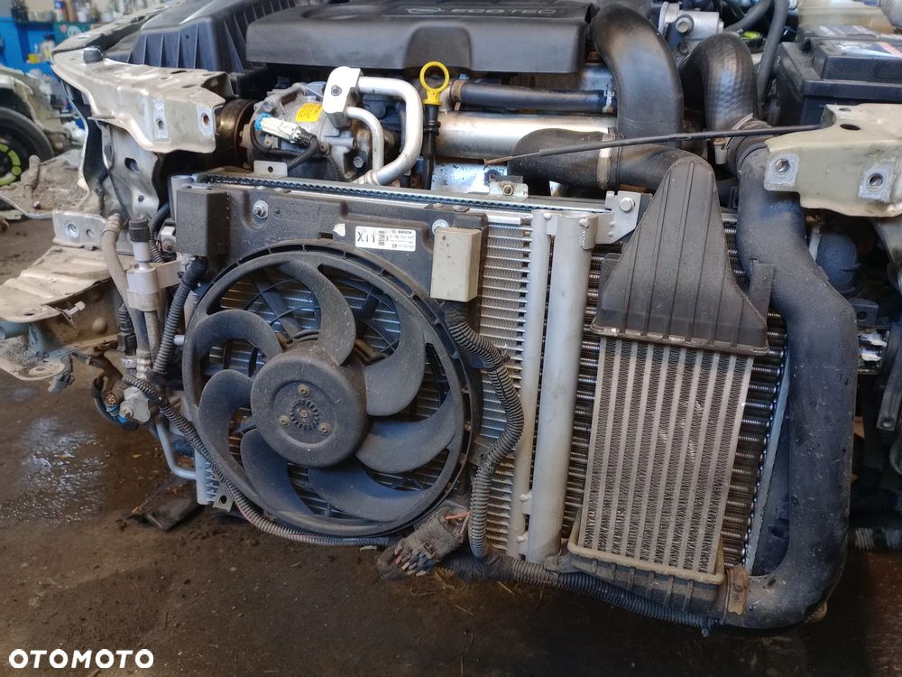 Chłodnice komplet, chłodnica klimatyzacji, wody, wiatrak, opel astra H - 4