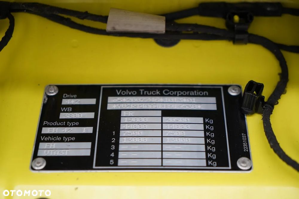 Volvo FH 500 / HYDRAULIKA / KLIMA POSTOJOWA / - 38