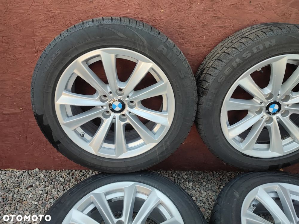 BMW F06 / F10 / F10N / F11 / F12 / F13 ORYGINALNY KOMPLET ALUFELG STYLING 236 4X17 8Jx17EH2+IS30 + OPONY ZIOMWE / WIELOSEZONOWE + CZUJNIKI TMPS O NR. 6 780 720 OEM W DOBRYM STANIE - 10
