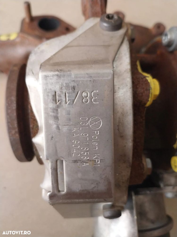 VAND TURBOSUFLANTA POLO 6R 1.6TDI, 2008-2014, 75CP , COD:03L971858A - 4