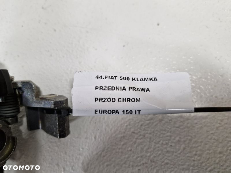 FIAT 500 KLAMKA DRZWI PRAWY PRZÓD CHROM EUROPA - 8
