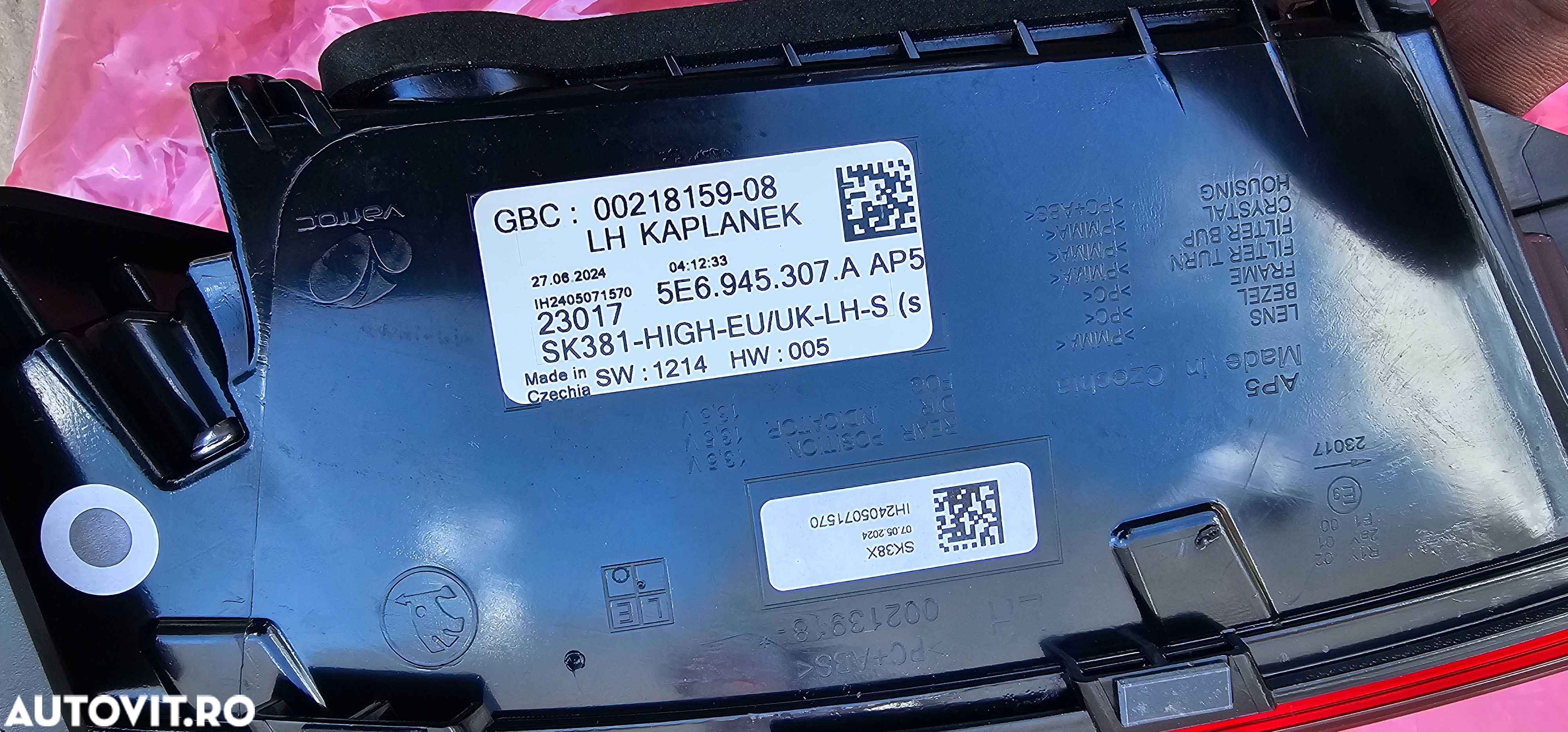 Stop stanga interior / haion Skoda Octavia 4 sedan 2021 - 2024 - 3