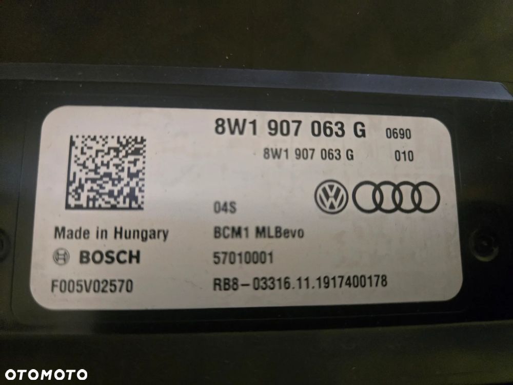 AUDI MODUŁ KOMFORTU 8W1907063G - 3