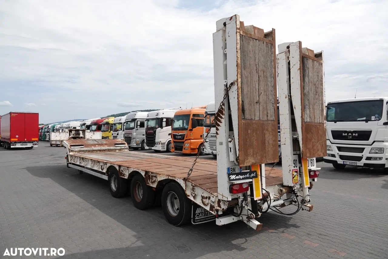 Castera CAMION CU ÎNCĂRCARE MICĂ CASTERA / 3 AXI / AXĂ DE DIRECȚIE / SUPRACARCĂRI HIDRAULICE / TROLIU / IMPORTAT - 4