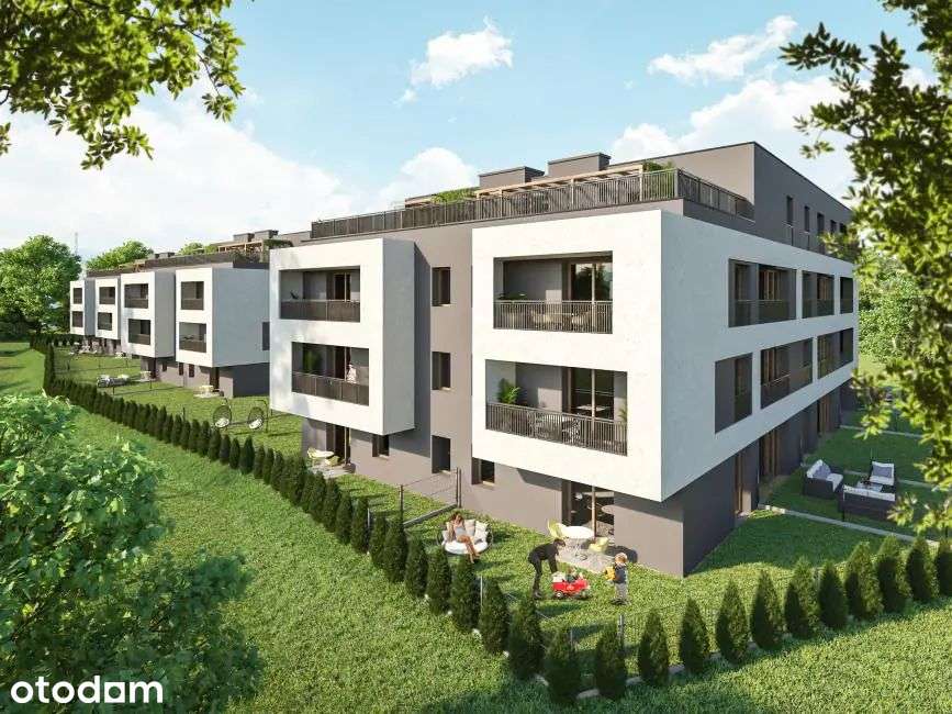 2-pokojowe mieszkanie 41m2 + ogródek Bezpośrednio