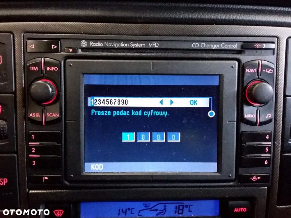 VW PASSAT B5 FL LIFT RADIO NAWIGACJA NAVIGATION MFD 3B0035191D - 1