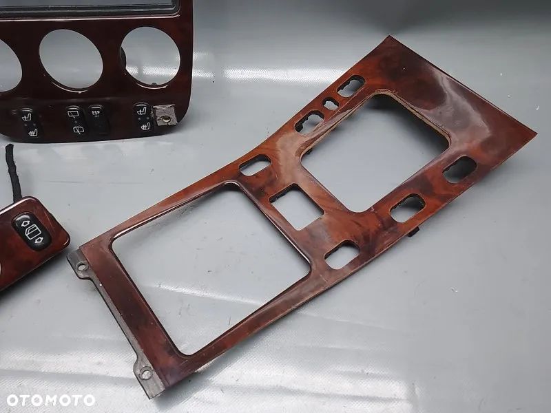 dekor ramka schowek panel drewno mercedes ml w163 lift 2001-2005 - 2