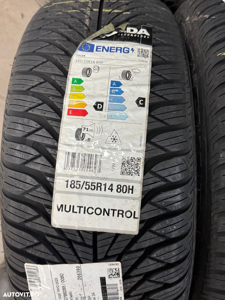 Vând 2 anvelope 185/55/14 fulda allseazon noi - 2