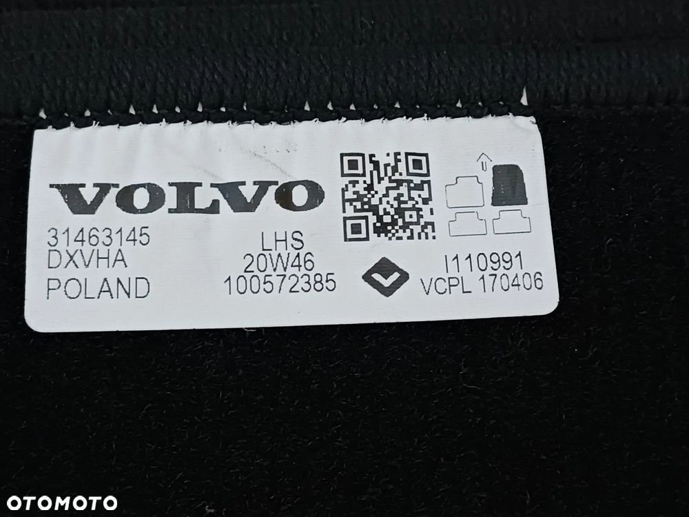 NR 569 Nowe oryginalne dywaniki tekstylne do Volvo S60 V60 komplet - 4