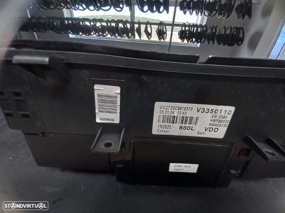 Quadrante VW Golf V Ref 1K0920860L - 2