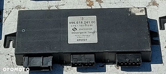 MODUL STEROWNIK DACHU 996.618.241.00 PORSCHE CARRERA 911 996 TARGA ORYGINAL DEMONTAZ 99661824100 - 1