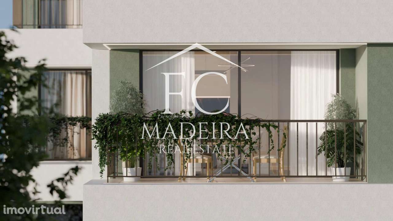 T2 Novo São Martinho Funchal com Varanda e Garagem Fração K - Grande imagem: 3/15