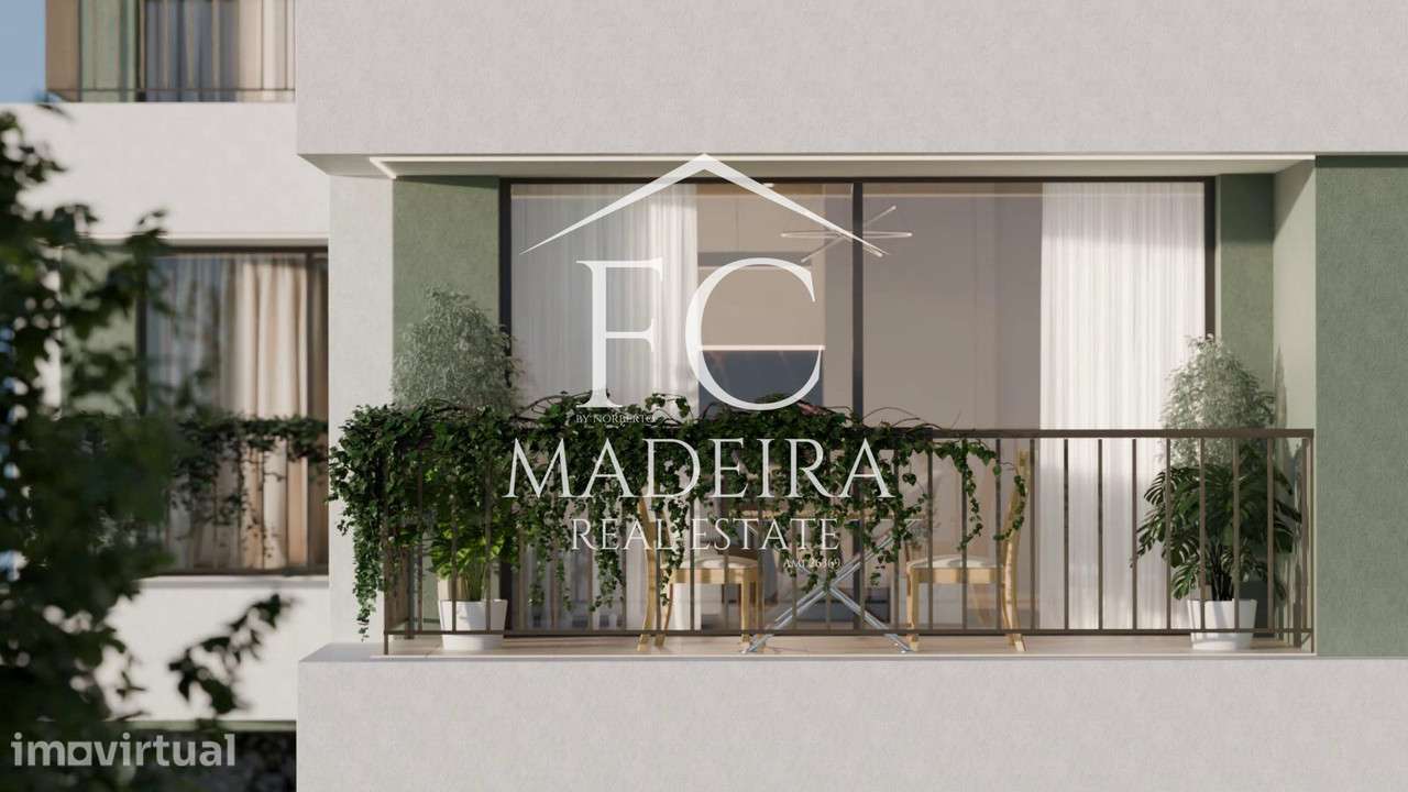 T2 Novo São Martinho Funchal com Varanda e Garagem Fração K - Grande imagem: 5/26