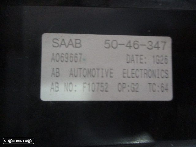 Comando Sofagem 5046347 A069667 SAAB 95 2004 - 2