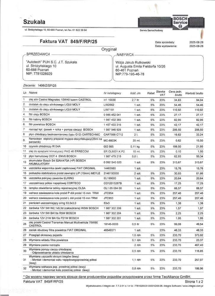 Fiat Punto 1.2 8V Automatik Dynamic - 29