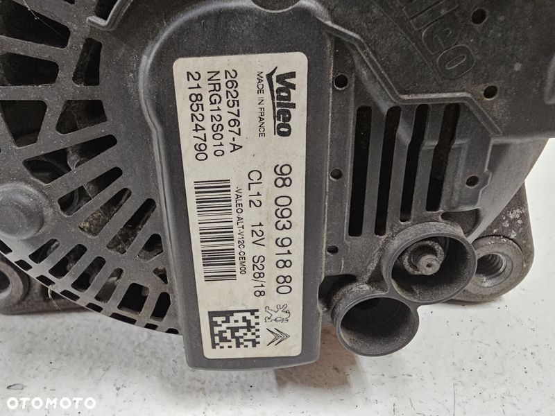 peugeot 208 2008 1 i 1.2 vti alternator 9809391880 - 7
