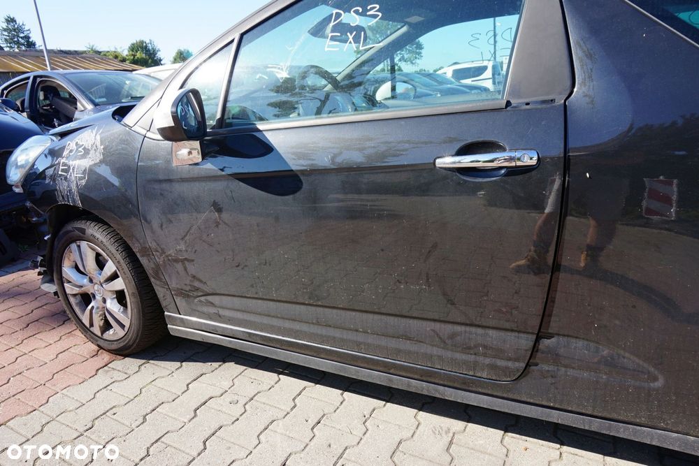 DRZWI PRZEDNIE LEWE DS3 I EXL  CZARNY CITROEN 2010-2014 - 2