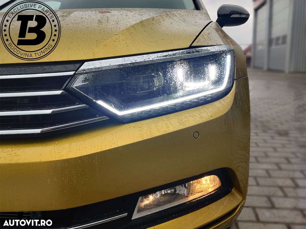 Faruri Full LED compatibile cu VW Passat B8 3G Matrix Design - 7