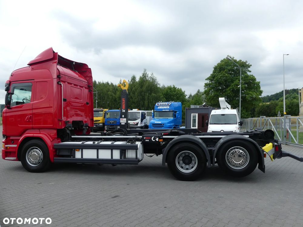 Scania R 490 / 6x2 / HAKOWIEC / HIAB MULTILIFT / RETARDER / EURO 6 / - 8