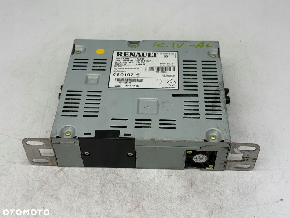 stacja multimedialna radio renault scenic iv 281158637r - 2