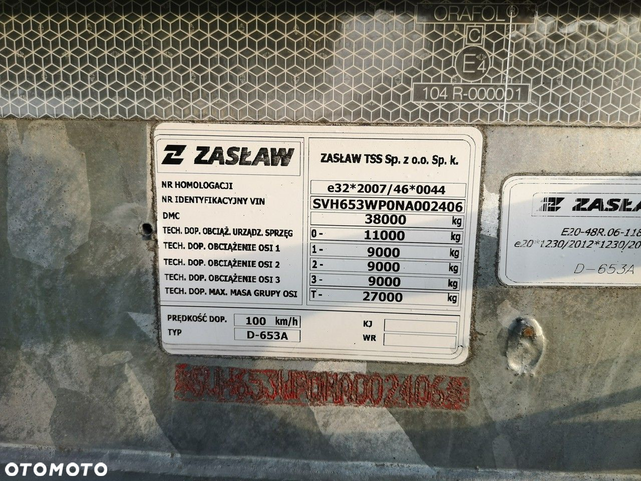 Zaslaw Wywrotka Aluminiowa Klapo-Drzwi Osie SAF Stan Idealny! - 19