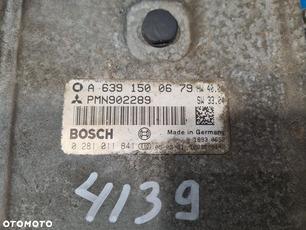 MITSUBISHI COLT VI STEROWNIK SILNIKA 0281011841 OM 639.939 - 2