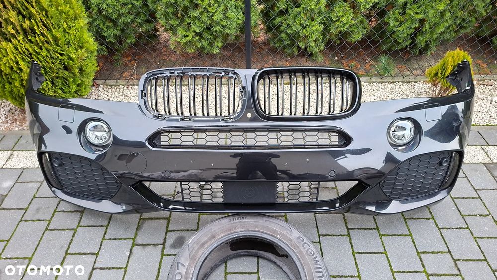 BMW X5 F15 13-18 ZDERZAK PRZÓD PRZEDNI M-PAKIET SPRYSKI PDC KAMERA - 1