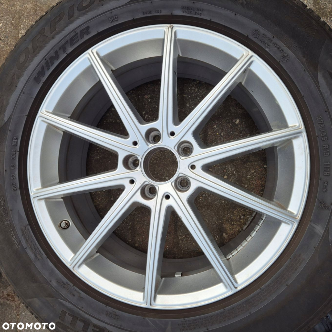 ZIMA KOŁA 20 ORYGINAŁ MERCEDES GLS GLE W167 275/55 R19 IDEALNE CZUJNIKI - 3